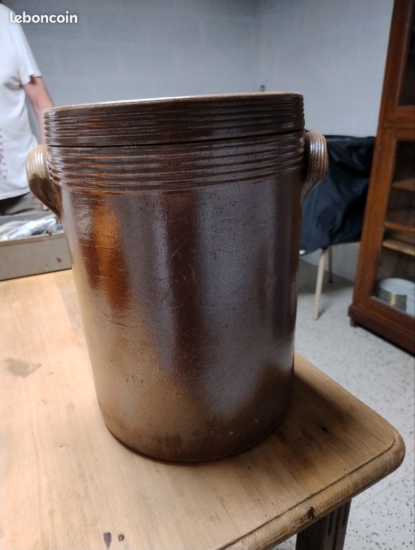 Jarre 12 litres terre grès (image 1)