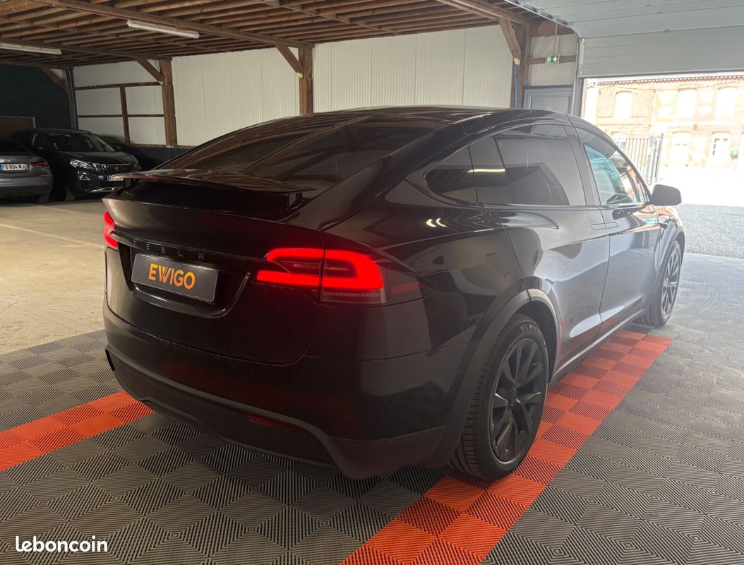 TESLA MODEL-X 100D ELECTRIC 685ch 296PPM 100KWH PALLADIUM 4WD DUAL-MOTOR BVA / VOLANT YOKE - FSD NIVEAU 4 (image 5)