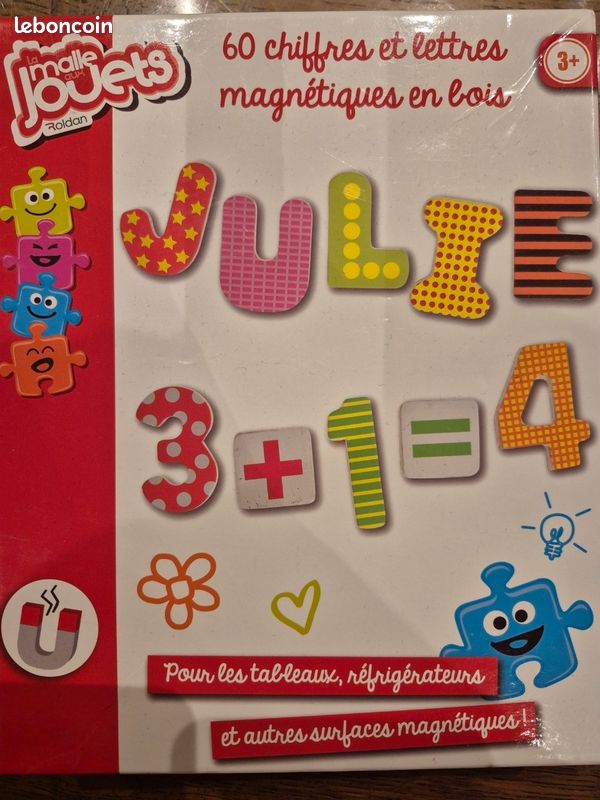 Small Foot Coffret Tableau Lettres Et Chiffres Aimantés - Ardoise Bois Pour Apprendre En S'Amusant