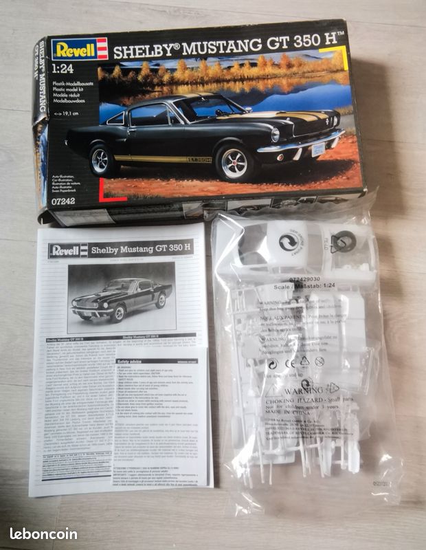 Maquette Revell Ford Shelby Mustang GT350 H 1/24 - Kit à Monter, Boîte 2008, Neuve