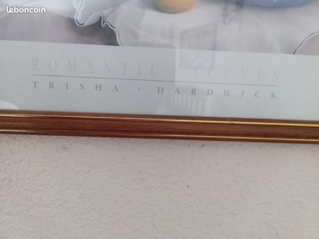 NATURE MORTE : CADRE SOUS VERRE - TABLEAU de " TRISHA HARDWICK" ROMANTIC SCENES (image 7)