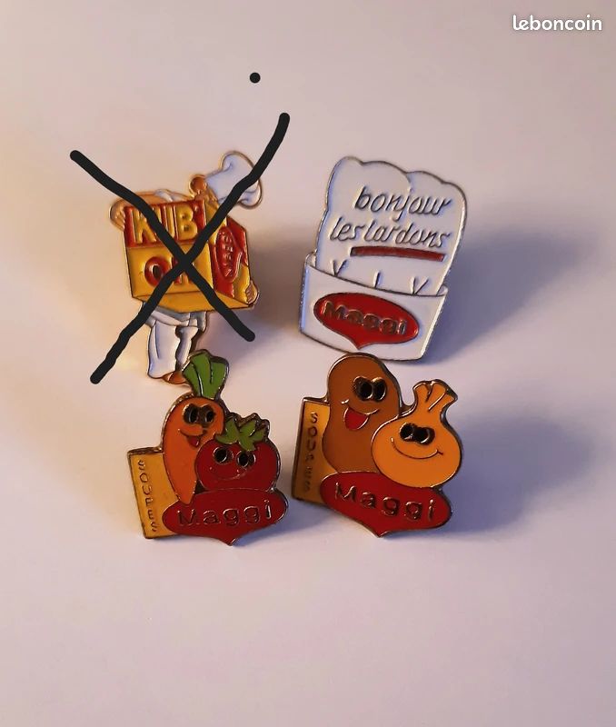 Lot de 3 pin's Maggi (image 1)