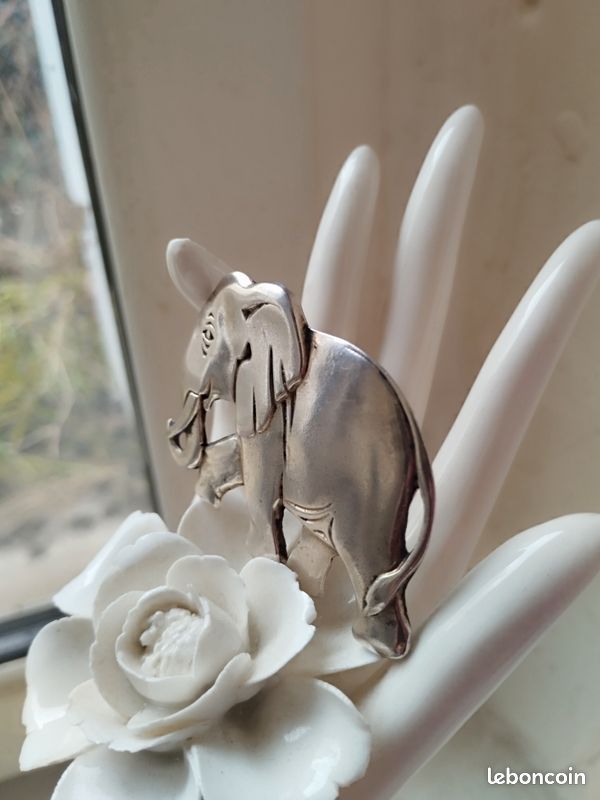 B3.1321 bijou femme lapin alice broche épingle bijou fantaisie bronze