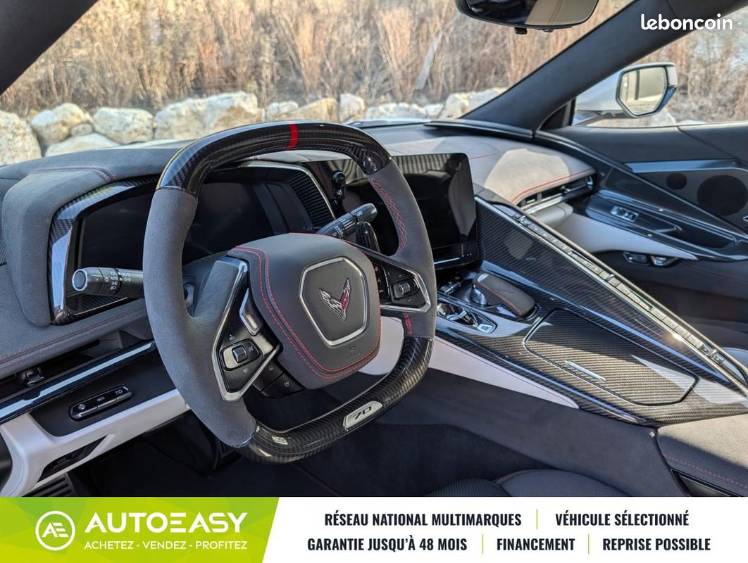 Chevrolet Corvette C8 Z06 3LZ PACK Z07 70TH ANNIVERSARY EDITION / PAS DE MALUS (image 13)