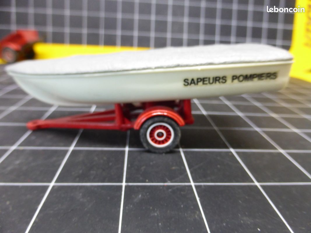 Barque 1/43 - 1/50 solido pompier ancien vieux vintage collection miniature Camion voiture automobilia jouet (image 4)