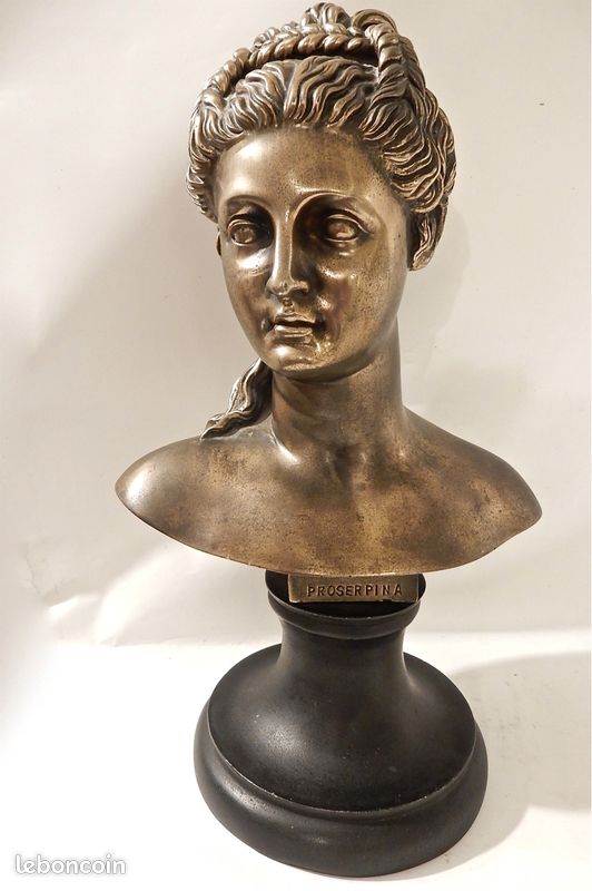 Buste de femme proserpine sculpture style romain (image 3)