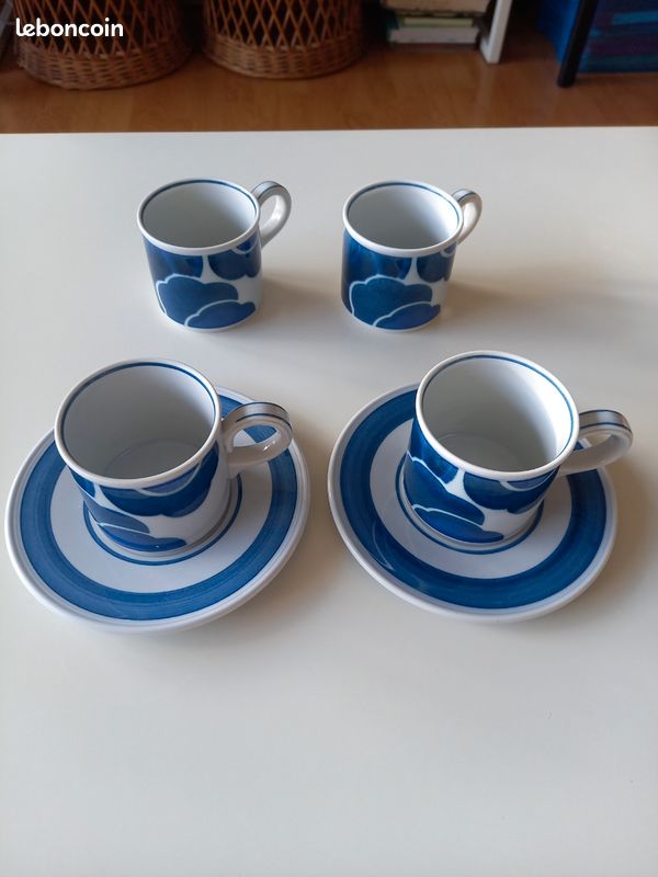 Tasse à chocolat & sous tasse Villeroy & Boch modèle Xenia – La Roue du