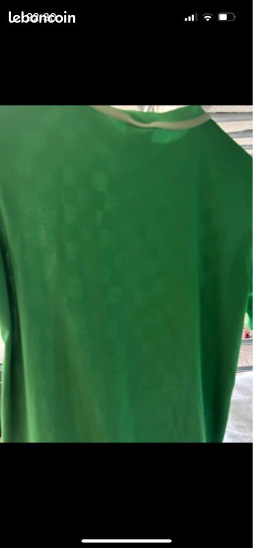 Maillot Nike Dri-Fit vert à carreaux – Taille L(enfant ) (image 5)