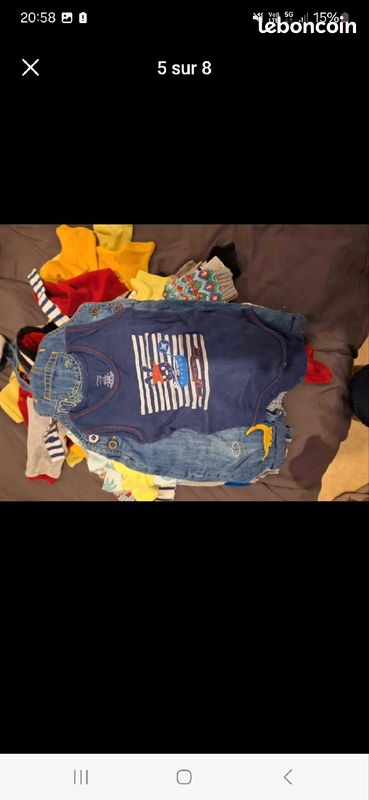 Vend vêtements bébé garçon (image 6)