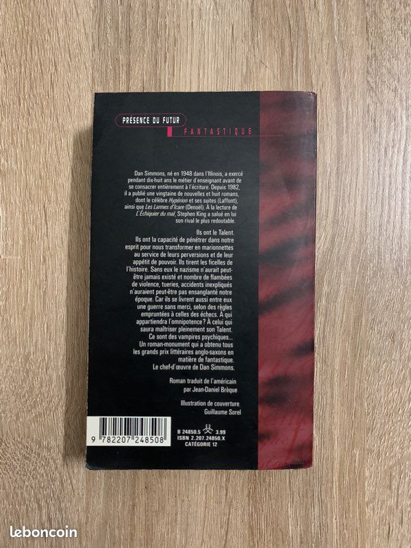 Lot indissociable tome 1 et 2 L’échiquier du mal - Dan Simmons (image 3)