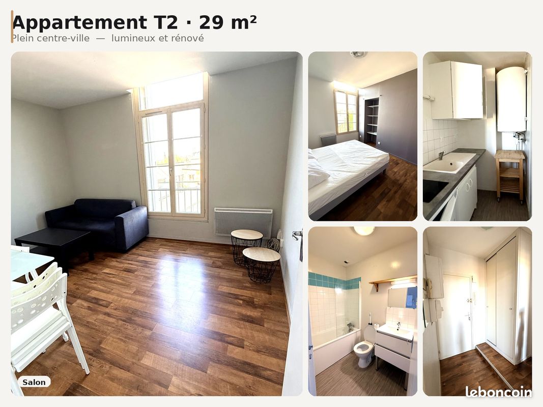 Appartement 2 pièces 29 m² · à Le Mans · 29 m² · 494 €