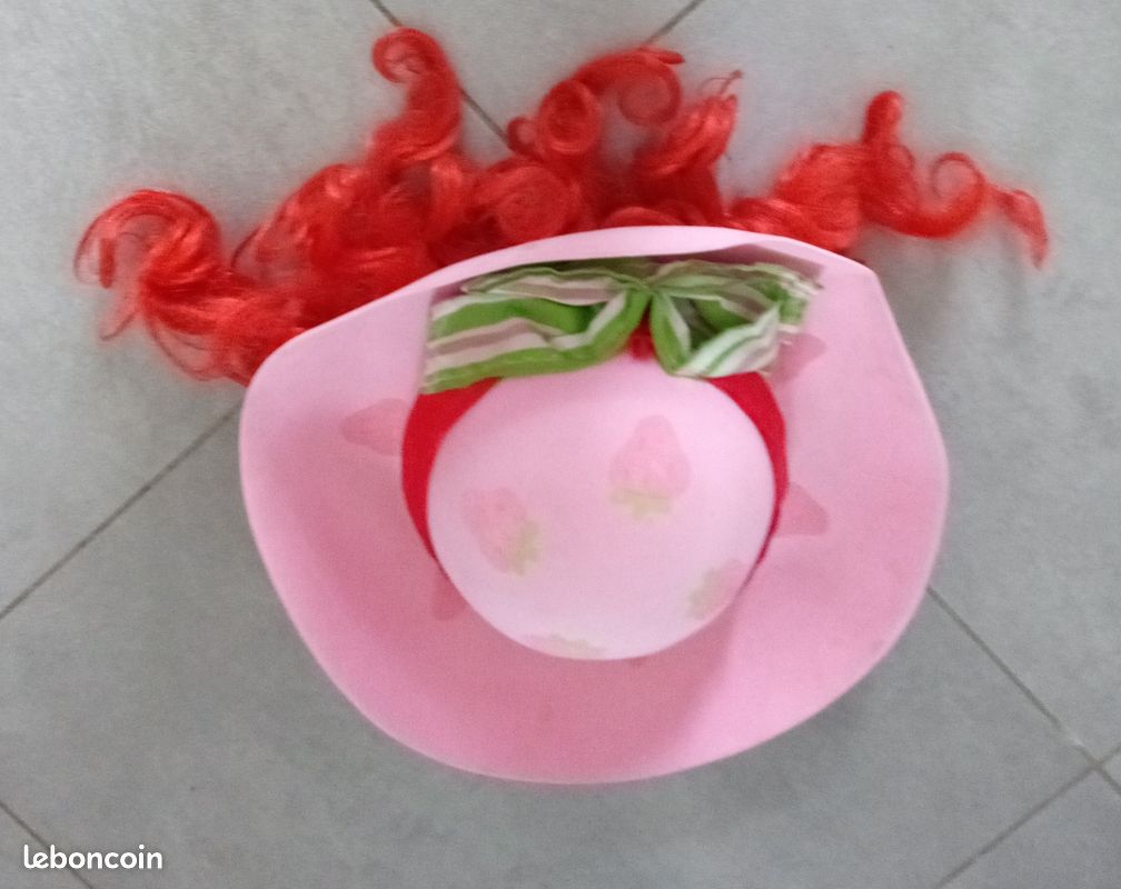 Accessoires costume Charlotte aux fraises 5/6 ans (image 2)