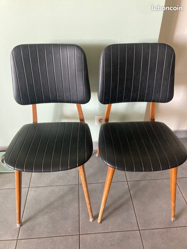 Lot chaises vintage (image 1)