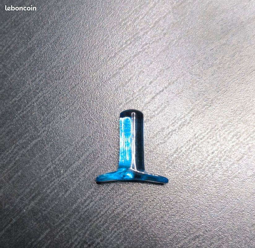 Bijou labret 5x12 en verre (image 1)