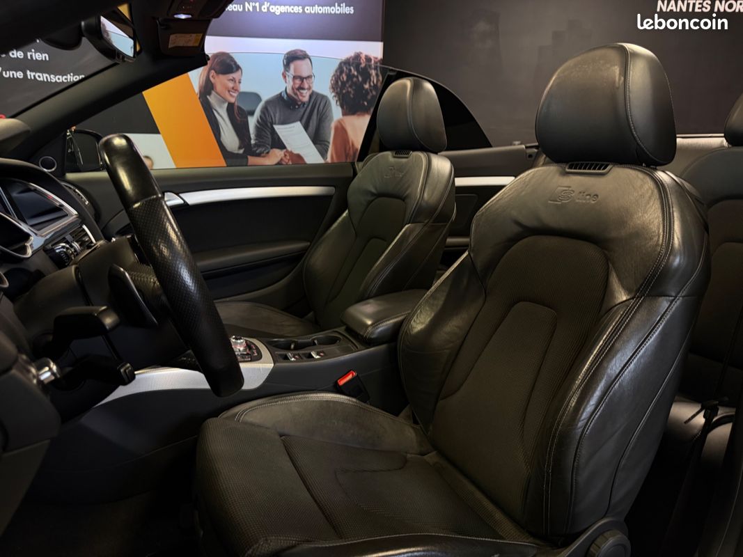 AUDI A5 CABRIOLET 3.0 TDI 220 S-LINE QUATTRO S-TRONIC BVA / BANG & OLUFSEN / SIEGES CHAUFFANTs (image 4)