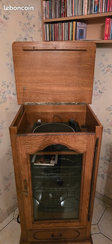 Meuble HI-FI, dessus relevable et tiroir (image 6)