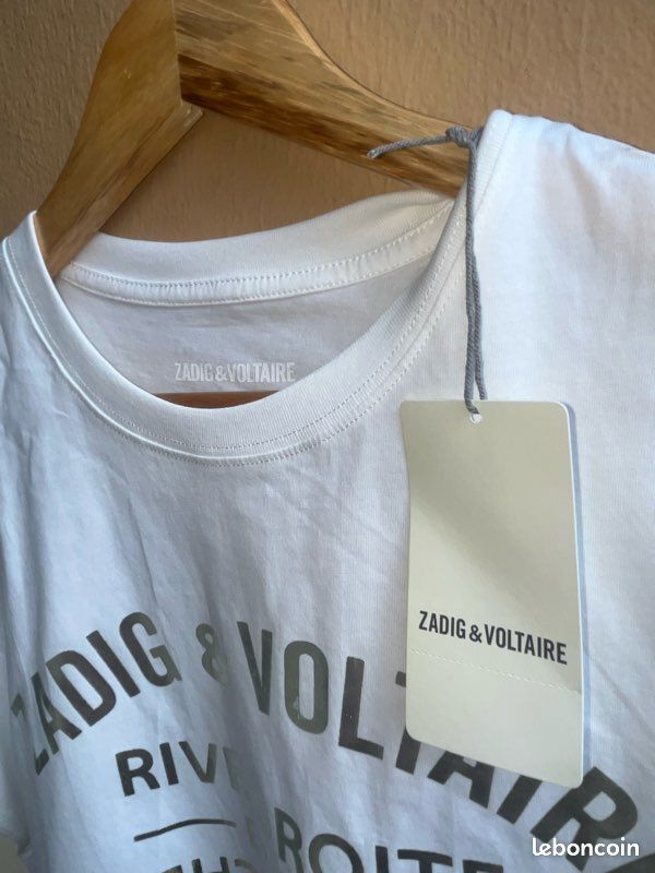 Vêtements Zadig Tee Shirt Blanc Zadig Et Voltaire Femme T Shirt