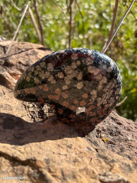Statue-Sculpture-Ours Zuni-Obsidienne-150gr-neuf (image 1)