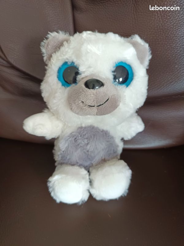 Peluche ours blanc (image 1)
