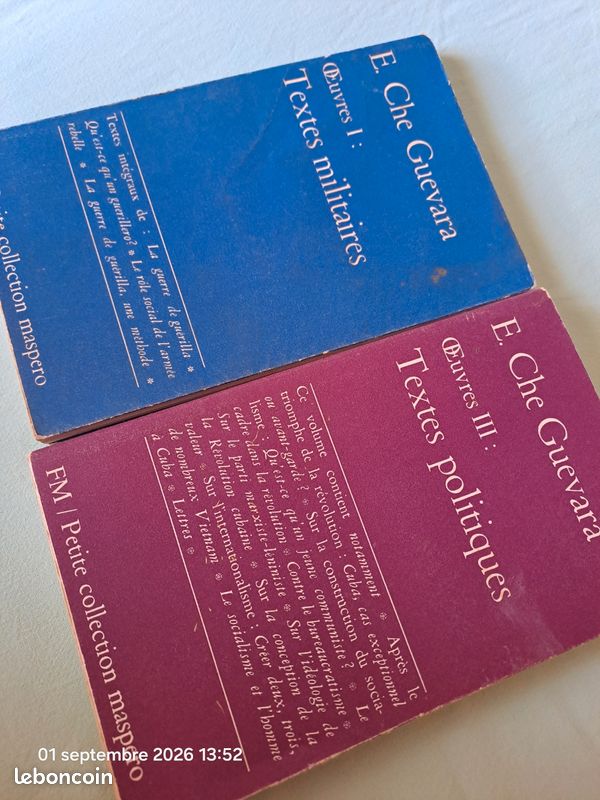 E. Che Guevara Textes militaires /Textes politiques (image 1)