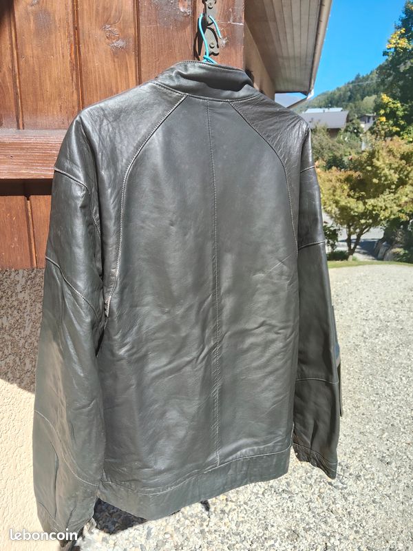 Veste en cuir homme (image 4)