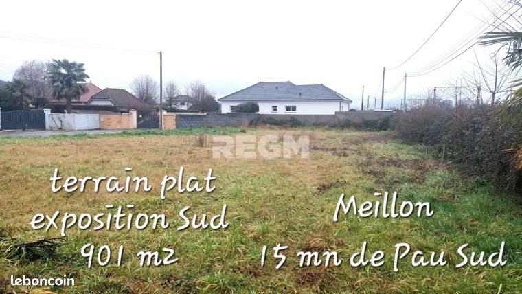 Terrain 901 m² Meillon