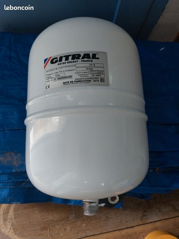Vase d'expansion eau sanitaire - 8l - Gitral (image 2)