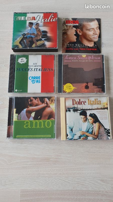 Lot de 9 CD de musique italienne (image 1)