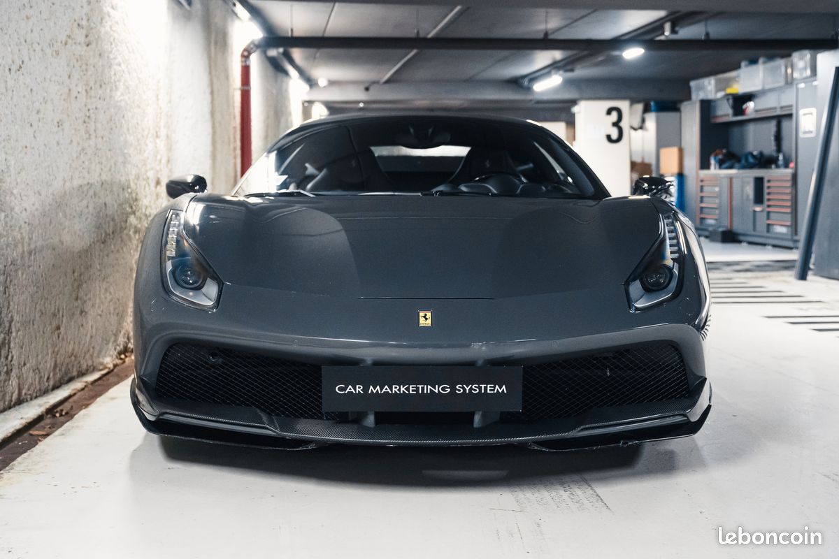 Ferrari 488 GTB V8 3.9 670 - Kit esthétique Novitec, très bien optionnée - A partir de 1.610e / Mois - Sort de révision Pozzi (image 2)