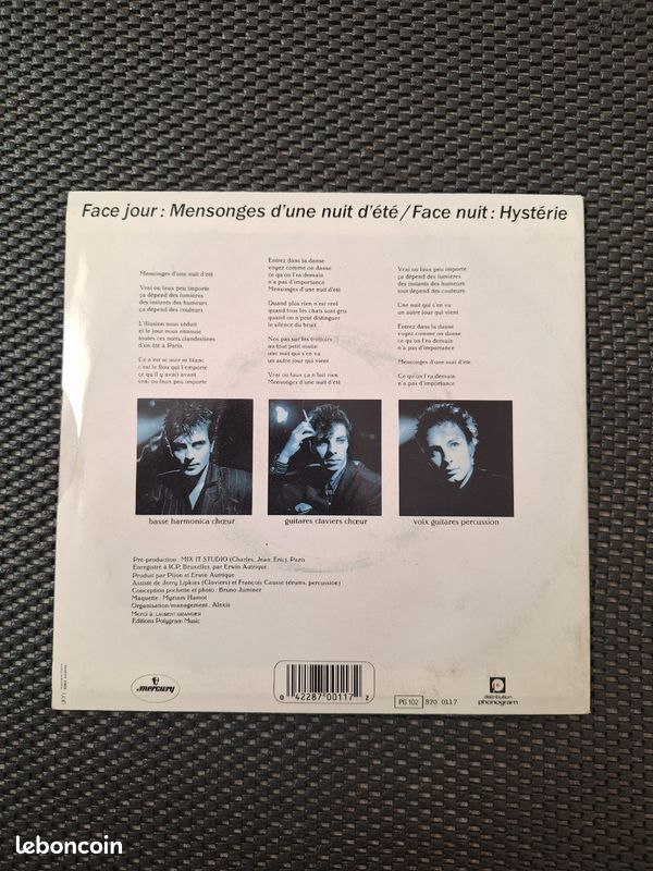 45t Pijon – Mensonges D'Une Nuit D'Eté (image 2)