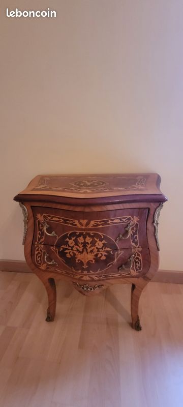 Commode et Table de Chevet Louis XV (image 6)