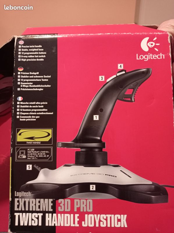 JOYSTICK de LOGITECK - EXTREME 3D PRO (image 4)