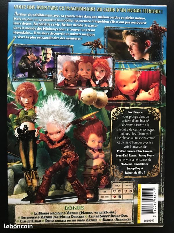 DVD - Arthur et les Minimoys - fbsb (image 2)