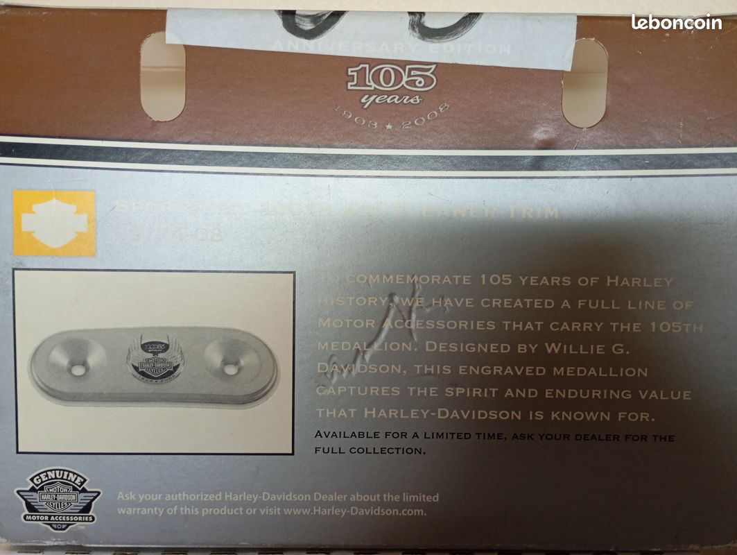Médaillon deco Sporster 105 éme anniversaire (image 3)