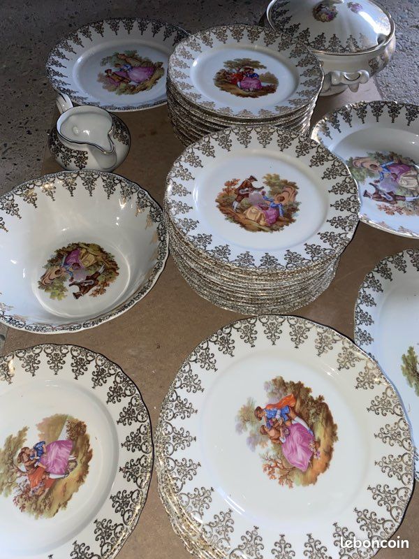 18 Pièces De Vaisselle Prometeo En Verre Blanc Opale. | Leroy Merlin