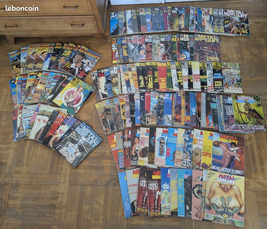 Métal Hurlant - lot de 146 revues dont le n°1 de 1975 (image 1)