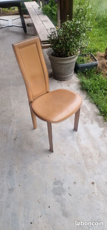 Chaises en cuir Salle à Manger (image 2)