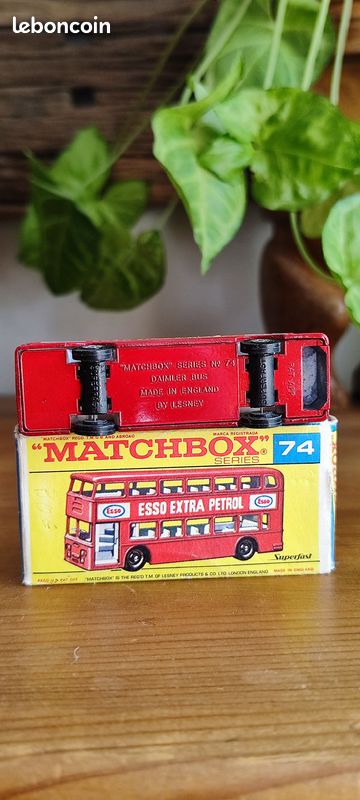 Ancienne miniature Matchbox Lesney Daimler superfast bus londonien (image 5)