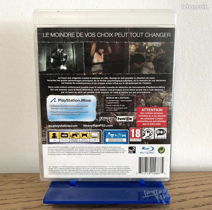 Heavy Rain - Move Edition - PS3 (Gebraucht) in Biberist für CHF 5 - mit