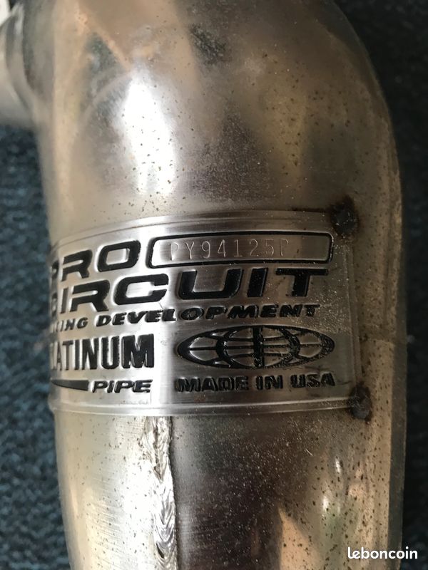 Pot « ProCircuit Platinum » neuf 125 YZ 9495 Équipement moto