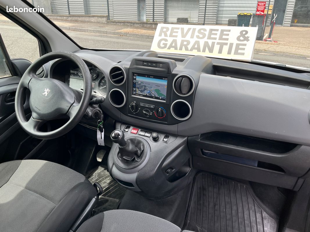 Partner 1.6 e-hdi utilitaire societe 3 places gps clim possibilité garantie 12 / 24 36 mois (image 5)
