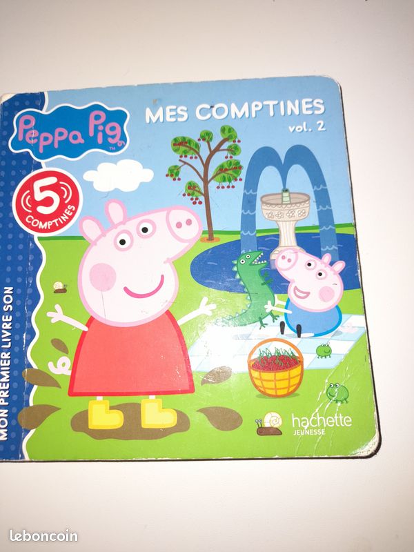Livre sonore Peppa Pig Mes comptines Vol 2 (image 1)