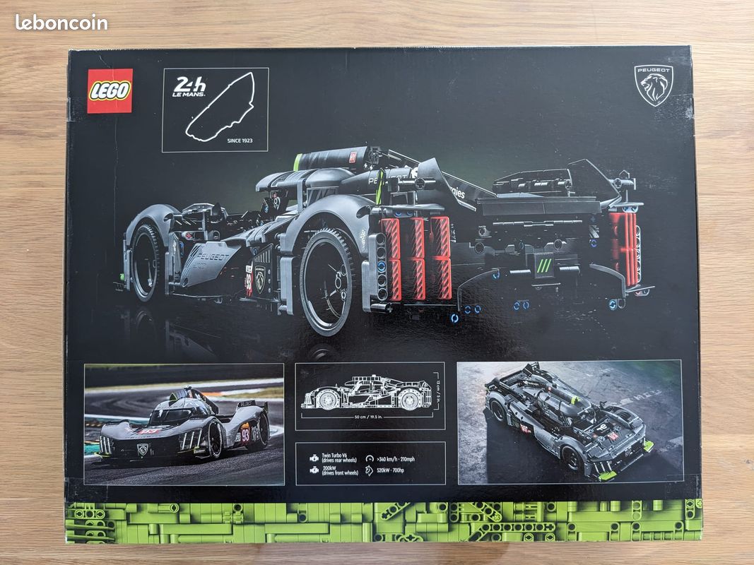 LEGO Technic 42156 Peugeot 9X8 24H Le Mans Hybrid Hypercar (image 2)