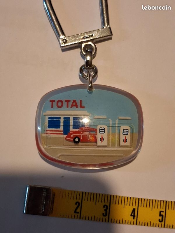 Porte-clés Mobile BOURBON TOTAL Station Service – Mobile (Rare, sans bulle ) (image 4)