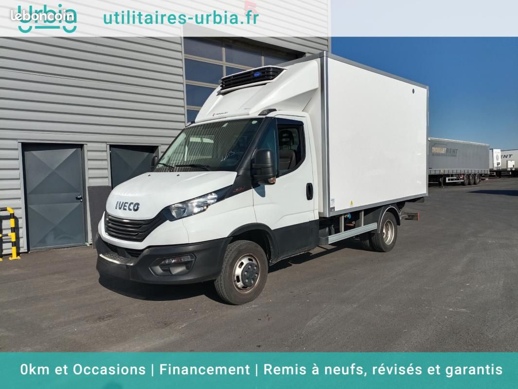 Iveco Daily CHASSIS CABINE FRIGO 12M3 160 CV ROUES JUMELEES HAYON CAISSE CAZAUX GROUPE THERMOKING... (image 1)