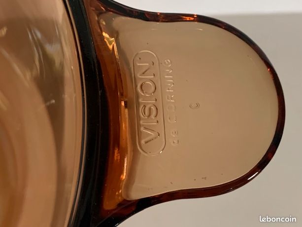 Corning vision verre fumé cocotte faitout 3.5 L - Arts de la table