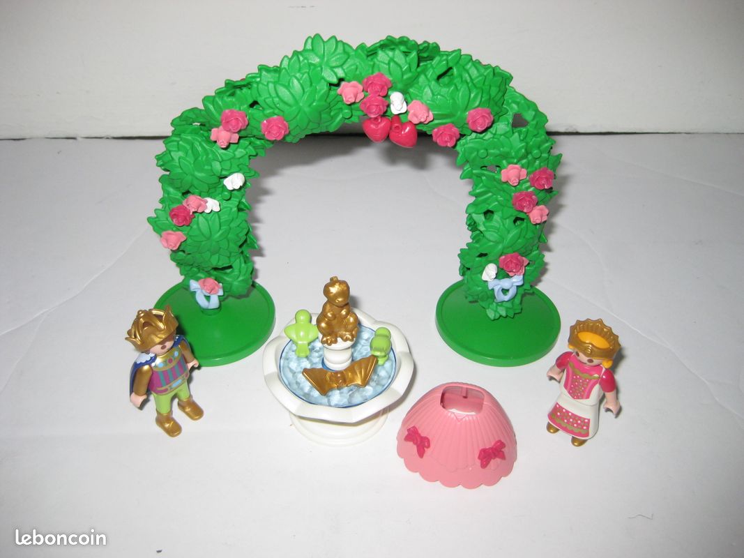 Château de princesse de playmobil n°4250+enfants du château n°4257+4253 chambre princesse (image 8)