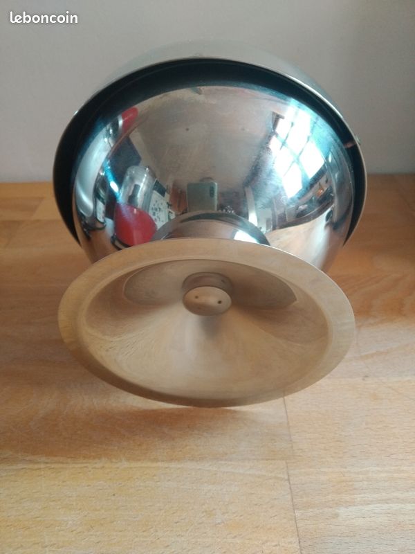 Sucrier boule en inox style bar (image 4)