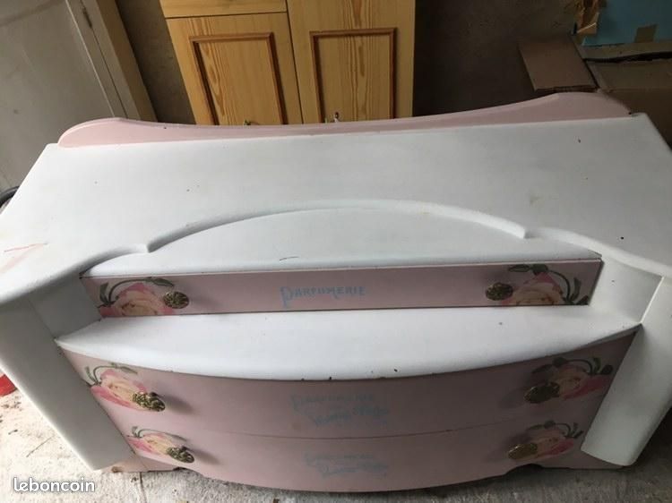 Commode shabby chic relookée (image 3)