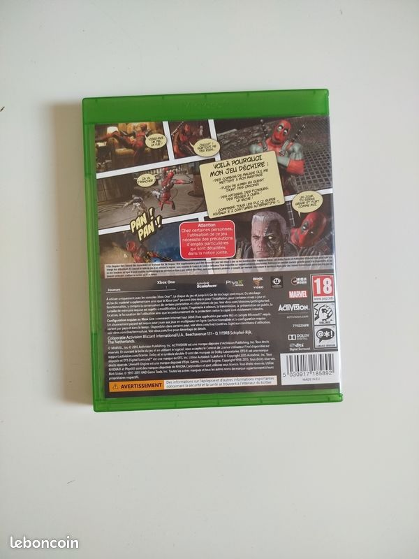 Jeu Deadpool Xbox one (image 5)